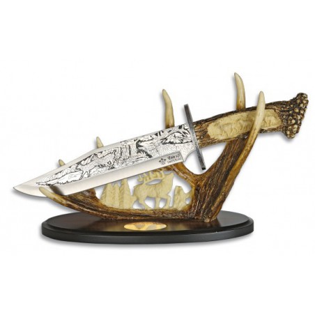CUCHILLO DECORACION C/ PEANA, H/ 23,5cm