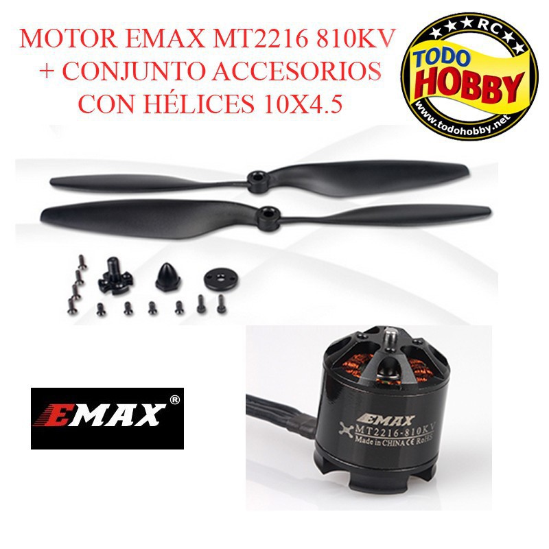 MOTOR EMAX MULTICOP 810KV + 10X4.5 ANTIHORARIO