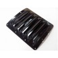 REJILLA ENTRADA AIRE ALUMINIO NEGRO 75X60X0.5MM
