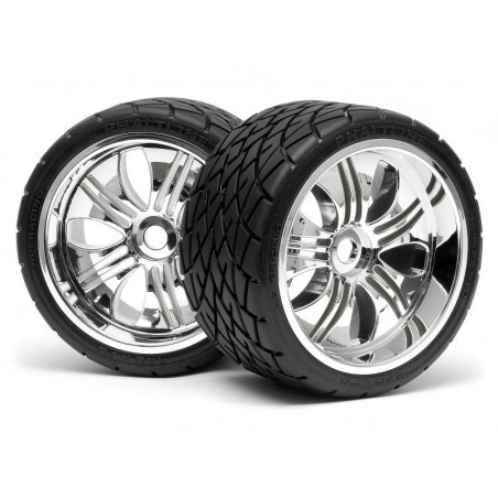 RUEDA MONTADA ASFALTO MONSTER 1:8 PHALTLINE TREMOR