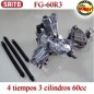 SAITO FG60R3 60cc 3 CILINDROS GASOLINA