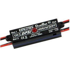 INTERRUPTOR DPSI DOBLE BATERIA JR 5.9/7.2V