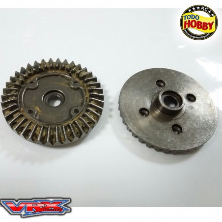 CORONA DIFERENCIAL METALICA 2 UNIDADES VRX 1:10