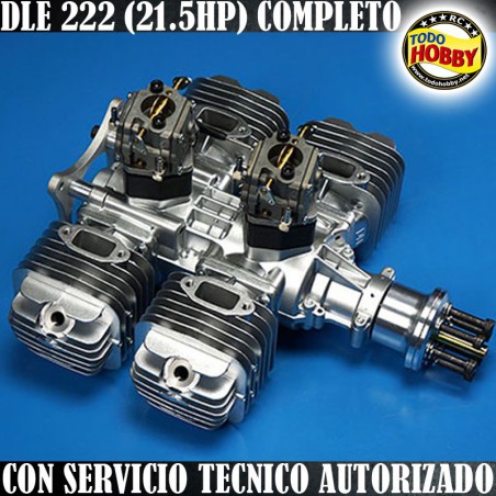 DLEengines222 MOTOR AVION GASOLINA 222CC ORIGINAL