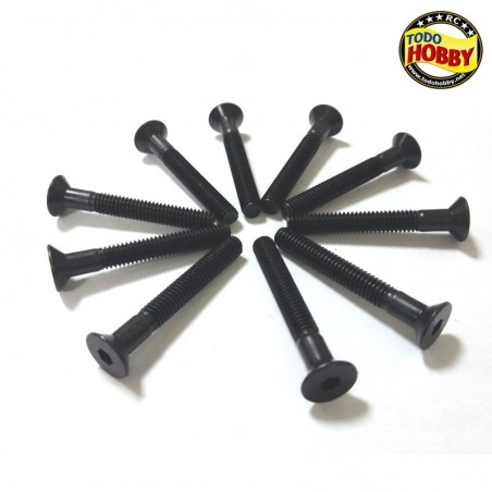 TORNILLO M4X40 AVELLANDO ACERO (10 UNIDADES)