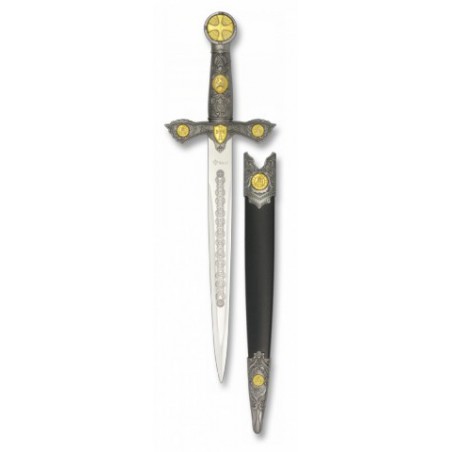 ESPADA TEMPLARIA TOLE10 CON FUNDA