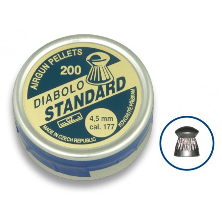BALINES DIABOLO ESTANDAR 4,5 (200UDS)