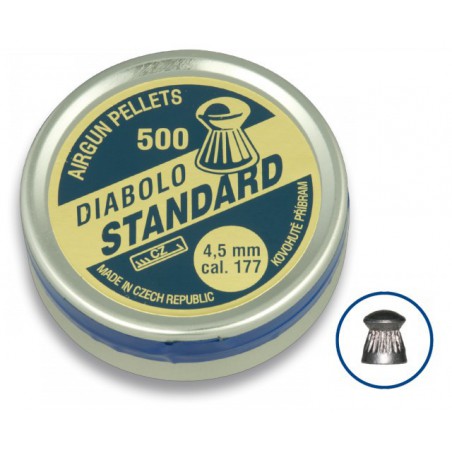 BALINES DIABOLO ESTANDAR 4.5MM