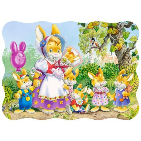 PUZZ  RABBET FAMILY  (30PZ)