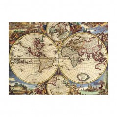 PUZZ  ANONIMO MAP OF THE WORLD 1000