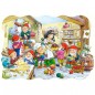 PUZZLE 100 PIEZAS NIEVE BLANCA Y ROSA ROJA
