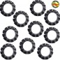 ARANDELA DENTADA PAVONADA 4MM (10 UNIDADES)
