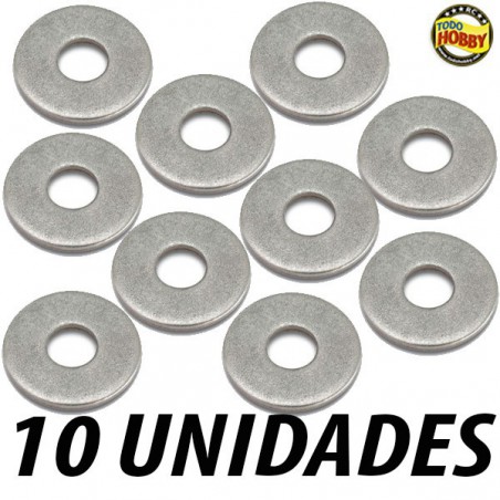 ARANDELA PLANA ALA ANCHA 3MM ZINCADA (10 UNIDADES)