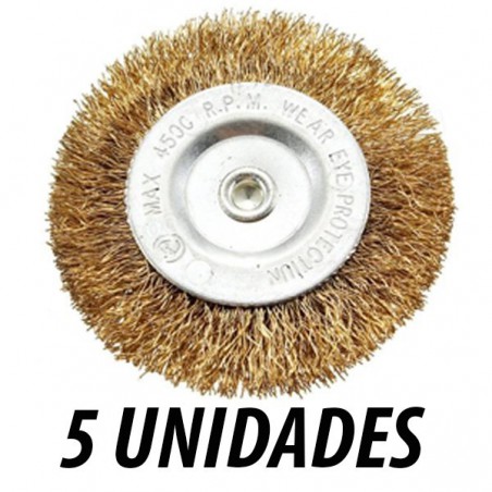 CEPILLOS METALICOS 5 UNIDADES