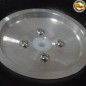 RUEDA GOMA LLANTA ALUMINIO 127mm EJE 5mm (1 unidad)