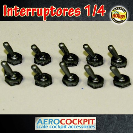 SET 10 INTERUPTORES ESCALA 1/4