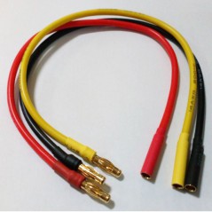 EXTENSION 250MM CON CONECTOR 4MM PARA BRUSHLESS