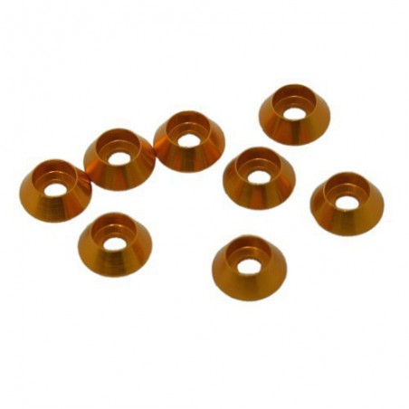 ARANDELA CABEZA CILINDRICA 3MM DORADA (8)