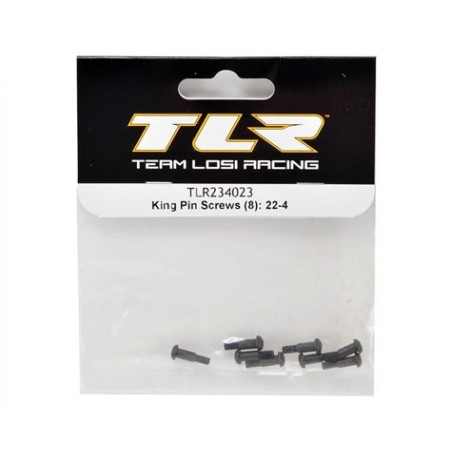 TORNILLOS KING PIN (8 UNIDADES) TLR 22-4
