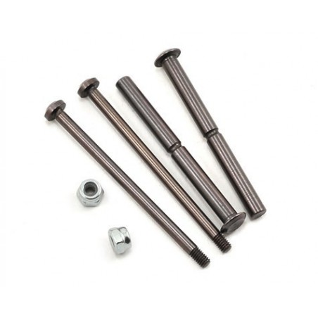 SET EJE Y KING PIN DELANTERO TLR 22