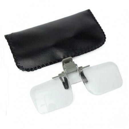 CONJUNTO DE LUPAS EN CLIP PARA GAFAS