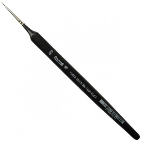 PINCEL DISMOER MARTA ROJA TRIANGULAR 4/0