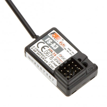 RECEPTOR 3CH FS-A3 AFHDS2A 2,4GHZ GT2G/GT2E FLYSKY