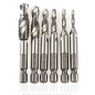JUEGO BROCAS NEWCALOX 1/4 M3 M4 M5 M6 M8 M10 ACERO