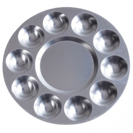 PALETA CIRCULAR METALICA 17CM
