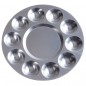 PALETA CIRCULAR METALICA 17CM