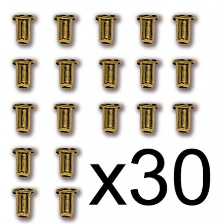 OJETE LATON 2X3MM (30 UNIDADES)