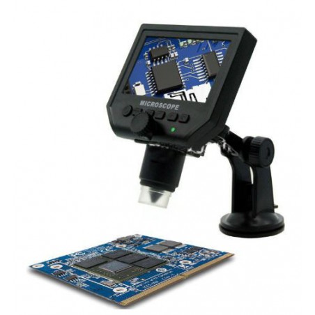 MICROSCOPIO DIGITAL 4.3 PULGADAS HD OLED 1-600XV
