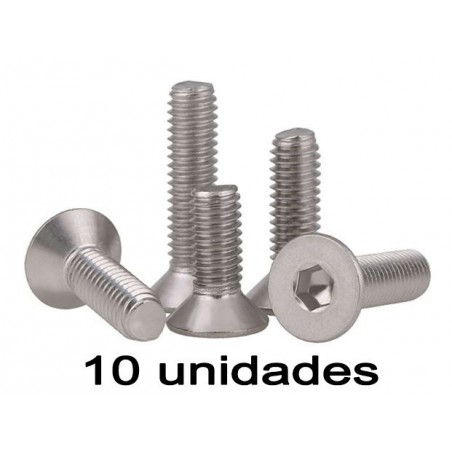 TORNILLO HEX CABEZA PLANA M2,5X8MM (10UDS)