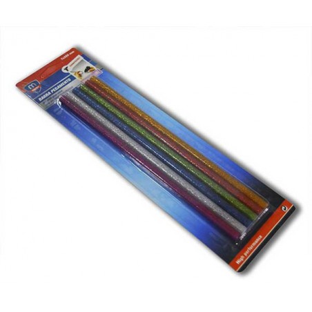 BARRA PEGAMENTO TERMOFUSIBLE 6 COLORES