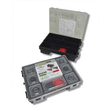 CAJA HERRAMIENTAS 6 COMPARTIMENTOS 19X14CM