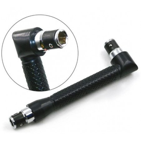 LLAVE FIJA 10,5x3x2cm DOBLE CABEZAL PARA ACCESORIOS DE 6.35MM