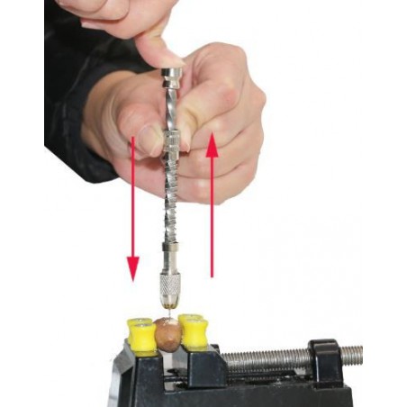 MINI TALADRO MANUAL ALAMBRE EN ESPIRAL 