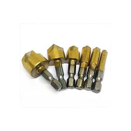 BROCAS AVELLANADORAS SET DE 6 UDS. DE 6-19mm