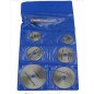SET 6 DISCOS DE CORTE Y 1 MANDRIL PARA MADERA