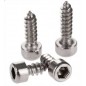 TORNILLO ALLEN ROSCA CHAPA ACERO INOX M3X8 - 10uds