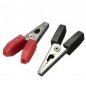 PINZAS DE COCODRILO PARA BATERIAS 2UDS-ROJO/NEGRO