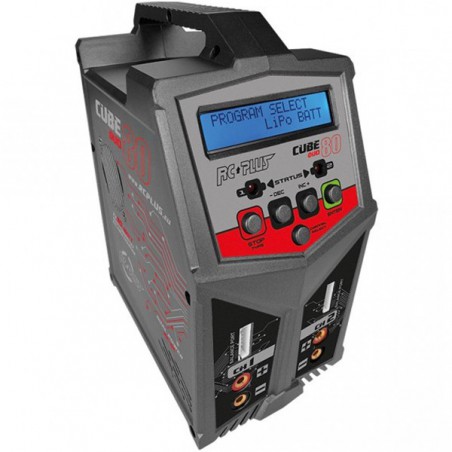 CARGADOR MULTIPLE CUBE DUAL 2X80W AC/DC
