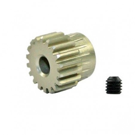 PIÑON ALUMINIO SUPER DURO 18T 1/10 MODULO 48