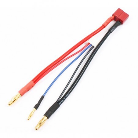 CABLE CONEXION DEAN BATERIA LIPO 2S CARCASA DURA
