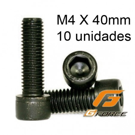 TORNILLO ALLEN M4X40 10 UNIDADES G-FORCE