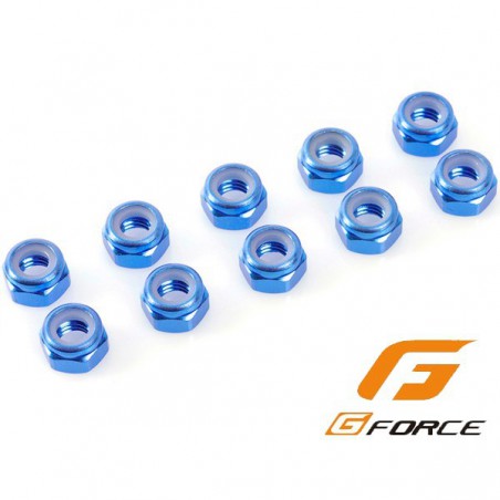 TUERCA FRENO M2 AZUL (10 UNIDADES) G-FORCE