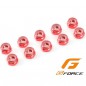 TUERCA FRENO M4 ROJA (10 UNIDADES) G-FORCE TUERCA FRENO M4 ROJA (10 UNIDADES) G-FORCE