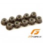 TUERCA FRENO M5 PESTAÑA GUNMETAL 10 UNIDADES G-FORCE