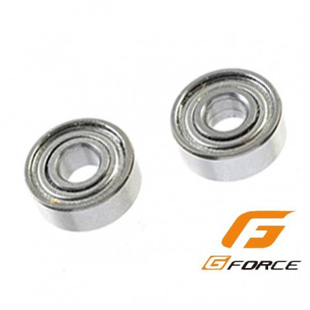 RODAMIENTO 5X9X3MM BLINDAJE METAL 2 UNDS G-FORCE