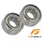 RODAMIENTO 5X11X5MM BLINDAJE METAL 2 UNIDADES G-FORCE